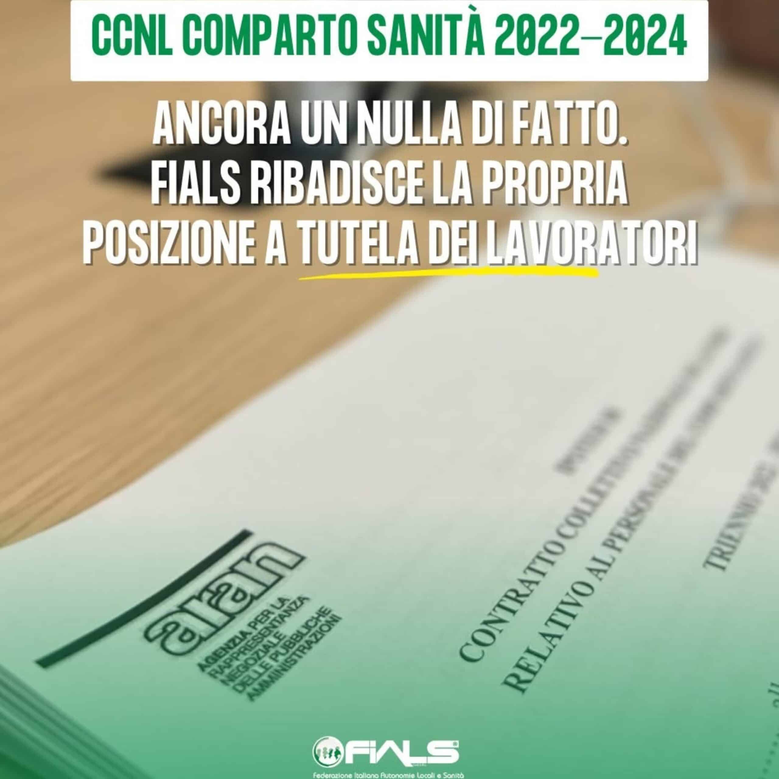 Rinnovo CCNL Comparto Sanità – ultime notizie